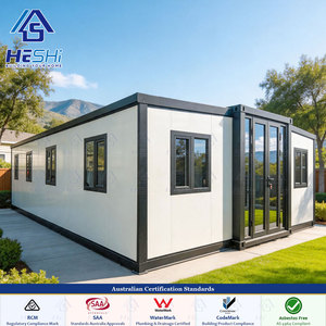 บ้านสำเร็จรูปแบบขยายได้ขนาด 2.4 เมตร 20 ฟุต 30 ฟุต 40 ฟุต 3 ห้องนอน บ้านบังกะโล ได้รับมาตรฐานออสเตรเลีย ส่งมอบ 10,000 ยูนิต - Product Image 1