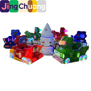 Manège carré pour enfants à six places, équipement d'amusement pour projets commerciaux de stands de marché nocturne - Product Image 5