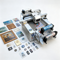 Meilleur prix 6050 600x500 mm Imprimante UV à plat pour verre acrylique, PVC, coques de téléphone, papier, avec têtes d'impression personnalisables