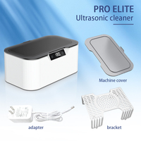 Nettoyeur à ultrasons portable pour bijoux 45KHz, machine de nettoyage à ultrasons pour bijoux, boîtier de nettoyage en acier inoxydable 304