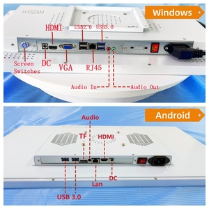 24 27 32 43 ''android Windows Intel i5 i7 thông minh hiển thị G + G Điện dung màn hình cảm ứng kỹ thuật số máy nghe nhạc cửa hàng nhà hàng cửa hàng bán lẻ - Product Image 6