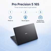 Portátil Empresarial Delgado Dell Pro Precision 5 16S de 16 Pulgadas, Intel Core de Alto Rendimiento, Computadora Portátil, Estación de Trabajo
