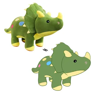 कस्टम लोगो शीर्ष गुणवत्ता आलीशान भरवां पशु ब्लू ड्रैगन खिलौना Stegosaurus plushie खिलौना कस्टम