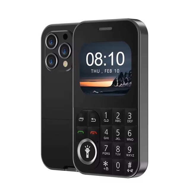 V9 Mini Feature Mobile Phone 2.01 Inch Display Dual SIM Card 2G GSM Mini Keyboard Magic Voice Small Pocket Button Cellphone