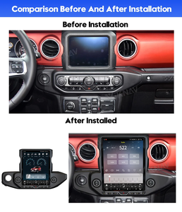Radio de coche Android para Jeep Wrangler 2018-2021 pantalla Vertical navegación GPS pantalla LCD reproductor Multimedia ESTÉREO - Product Image 3