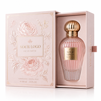 Flacon de parfum de niche Firdaus Designer, emballage de parfum en verre de luxe avec bouchon unique et décoration personnalisée