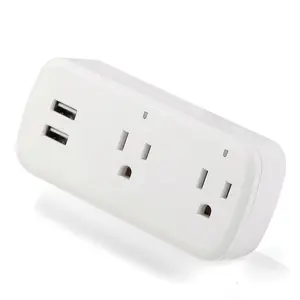 TUYA Smart Plug WiFi Mobile Phone Switch Timed Plug Voice Control USB Socket US Gauge Socket WiFi Socket