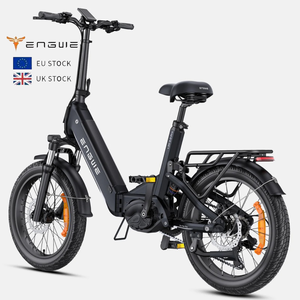 EU ENGWE L20 3.0 PRO Foldable E-Bike 250W Output 100Nm Full Suspension Hidden <b>Battery</b> LED Display City Commute Electric Bicycle - Product Image 1