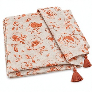 Pañuelo Largo de Verano para Mujer, Ligero, Estampado Floral, con Borlas, Suave y Elegante, Accesorio de Moda, Diseño Personalizado al por Mayor - Product Image 2