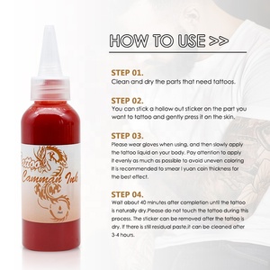 Tinta de Aerógrafo <span class=keywords><strong>para</strong></span> Tatuajes Temporales, <span class=keywords><strong>Pintura</strong></span> Corporal <span class=keywords><strong>para</strong></span> Máquina de Aerógrafo, Suministros <span class=keywords><strong>para</strong></span> Tatuajes - Product Image 6