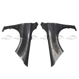 Pour Mercedes Benz Classe A W177 A45, extensions d'ailes latérales en fibre de carbone style OTD, panneaux de séparation, garnitures de spoiler, tuning auto 2019+ - Product Image 3