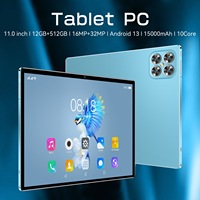 Tablette PC Android 13 avec écran IPS, double SIM 5G Wifi, 16 Go + 512 Go de stockage, appareil photo 16 MP + 32 MP, processeur MTK Octa Core, tablette 10 pouces