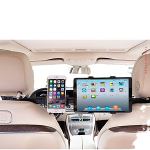 50HD12/88 Car Phone <b>Tablet</b> Holder Dual Mount Headrest <b>Stand</b> Multi Function Portable Plastic - Product Image 2