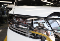 Support de lentille de projecteur de voiture pour Toyota Alphard 2/3 2017-2023, adaptateur de phare LED matriciel, support de montage de phare, cadre