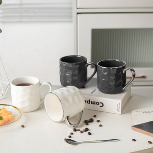 Nordic Style <b>Ceramic</b> <b>Mug</b> Solid Color Coffee Cup For Home Use Chaozhou Made - Product Image 4