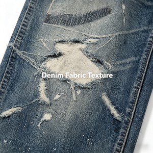 Jeans Vintage Stile Streetwear Giapponese per Uomo, Pantaloni Denim Y2K con Effetto Usurato e Patchwork, Stampa Grafica Retrò, Gamba Dritta - Product Image 6