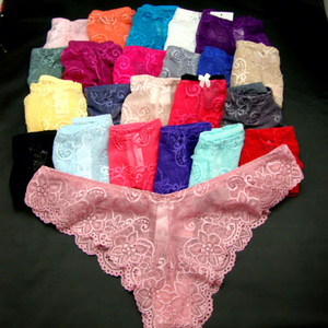Quick Dry Colorful Hot Sexy Girls With <strong>String</strong> Panties Lace <strong>Underwear</strong> See Through Voile Lace Panty Sexy Undergarment - Product Image 1