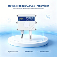 Transmetteur de gaz O2 Modbus RS485, capteur d'oxygène pour serre, entrepôt frigorifique, entrepôt à grains, surveillance de l'aquaculture
