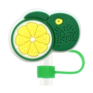 Sombrero de Paja de Alta Calidad con Temática de Frutas de Dibujos Animados, Decoración de Fiesta de Plástico de 10mm, Accesorios de Bar con Sombrilla de Frutas y Tapa Antipolvo - Product Image 5