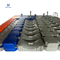 Plateforme flottante Hisea 1000*500*400mm en HDPE durable et écologique pour quai de bateau, jet ski, capacité de charge de 350 kg/m