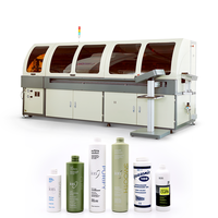 Máquina de Serigrafía Automática Multicolor de 6 Estaciones S104M para Frascos de Plástico, Botellas de Vidrio y Tubos de Cosméticos
