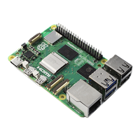 Placa de Desarrollo Compatible con 4B 5B 8GB Pi 5, USB, Ethernet, WiFi6E, Kit de Desarrollo de IA para Programación en Python