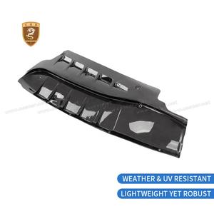 Para <span class=keywords><strong>Ferrari</strong></span> <span class=keywords><strong>F430</strong></span> Spider Convertible 2005-2009, modelo de coche, Panel de Bahía de motor de fibra de carbono seco, embellecedores interiores - Product Image 2