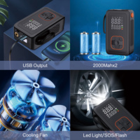 Portable Tire Inflator 19mm 150psi 3600mAh Battery Capacity With Tire Pressure Monitor With Deflation