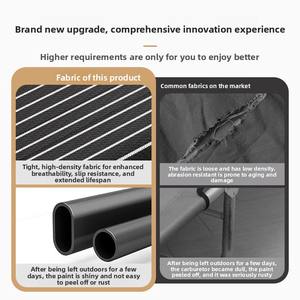 Lit d'Appoint Pliant Simple Chaise Longue Moderne pour Adultes Maison Bureau Plage Camping - Product Image 6