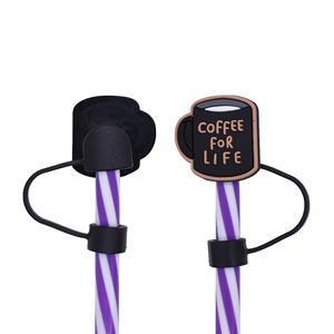 Funda Protectora Universal de Plástico para Vasos de Café, Personalizada, para Pajitas, Serie Sombrero de Paja para Fiestas - Product Image 4