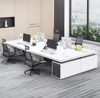 Set di Sedie da Ufficio Moderne e Minimaliste, Scrivania per Manager Finanziari e Supervisori Amministrativi