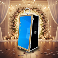 Miroir magique portable de réalité augmentée pour mariage, machine à selfie, photomaton avec système Windows, mini PC