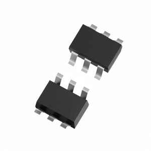 Transistors électroniques BC847PN 6-VSSOP, SC-88, SOT-363, composants électroniques, distributeur agréé - Product Image 1