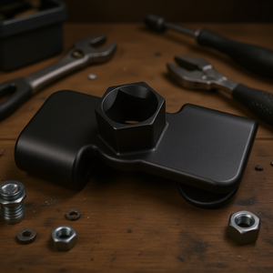 Rallonge universelle pour clé hexagonale 21 mm à entraînement 1/2 pouce, simple extrémité, en acier au chrome-vanadium, outil manuel industriel - Product Image 2