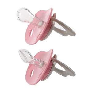 Vente en gros de sucettes apaisantes personnalisées en silicone sans bisphénol A <span class=keywords><strong>avec</strong></span> housses anti-poussière - Product Image 2