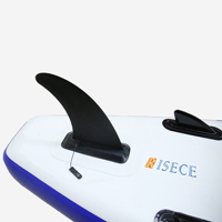 Planche gonflable en PVC, aileron central, paddle, plastique/Nylon, aileron SUP détachable, toboggan, pour ISUP, Kayak, canoë, bateau