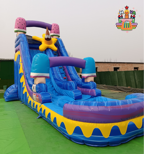 NOVA - Tobogán Acuático Inflable para Exteriores con <span class=keywords><strong>Piscina</strong></span> para Niños, Calidad Comercial - Product Image 2