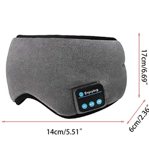 BT5.0高品质3D音乐睡眠眼罩耳机无线耳机眼罩 - Product Image 5