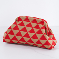 Sacs à main de luxe pour femmes, sacs à main de marque célèbres d'occasion, pochette en tricot 3D, sacs de créateurs pour femmes, pochette de mode célèbre pour femmes
