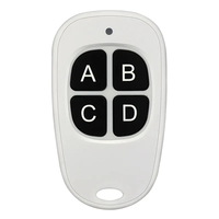 Télécommande sans fil 433Mhz RF 1 2 3 4 boutons 1527 émetteur de code d'apprentissage pour contrôleur de porte de garage avec batterie 3V 2016