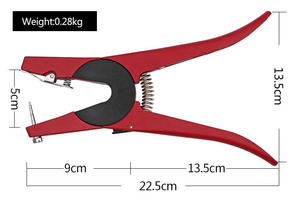 Herramienta de Instalación para <span class=keywords><strong>Gestión</strong></span> Ganadera, Pinzas para Etiquetas RFID de Ganado, Aplicador de Etiquetas para Orejas de Animales - Product Image 2
