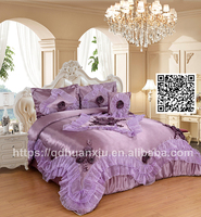 Usine de literie vend des ensembles de literie de style moyen-oriental pour mariage, taille king et queen, couvre-lit ajusté pour l'hiver, drap de lit chaud