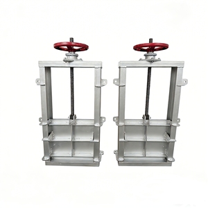 Compuerta de Acero Inoxidable de Tamaño Personalizable con Volante/Actuador de Doble Accionamiento para Control de Sistemas de Agua - Product Image 2