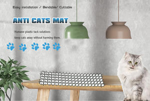 Kediler köpekler zararlıları için PP kedi kovucu açık Scat Mat <span class=keywords><strong>Pet</strong></span> caydırıcı paspaslar - Product Image 4