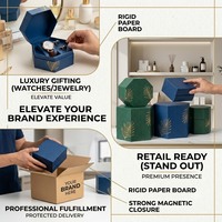 Boîtes cadeaux de luxe uniques avec logo personnalisé, finition mate, pour présentation de cadeaux