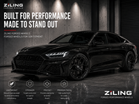 Nuevas Llantas de Aluminio Forjado Ligeras ZL, Monobloque Premium, Compatibles con Audi RS4 RS5 B9, 19-20 Pulgadas, Rines de Aleación de Alto Rendimiento