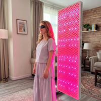 Appareil LED de luminothérapie infrarouge pour soulager la douleur, PDT, sur pied, pour tout le corps, avec panneau de luminothérapie rouge à 7 canaux