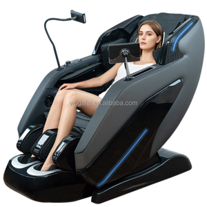 Chất lượng cao sang trọng 4D đầy đủ cơ thể không trọng lực nhà ghế massage LCD màn hình cảm ứng không dây điều khiển từ xa nén nóng massage - Product Image 1