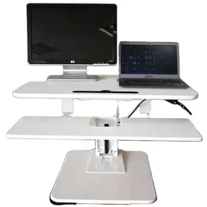 גובה מתכוונן לשבת/סטנד מגש מקלדת מחשב שולחן Riser עם נשלף