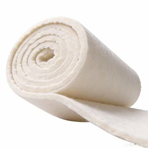 Papel de Fibra Cerámica Aislante Ignífugo, Altamente Flexible, Fácil de Cortar, Aislamiento Térmico para Hornos de Fusión - Product Image 2